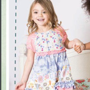 Matilda Jane Girl's 6 Believe in Tomorrow Nightie Pajama Dress Mixed Print